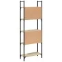 Librería de 5 estantes madera roble Sonoma 60,5x24x166,5 cm de , Librerías y estanterías - Ref: Foro24-838864, Precio: 50,65 ...
