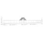 Galvanized steel chicken coop 14x2x2 m by vidaXL, Cages and habitats for small animals - Ref: Foro24-144564, Price: 503,54 €,...