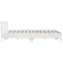 White engineered wood bed frame with headboard 160x200cm by , Beds and slatted bases - Ref: Foro24-3207406, Price: 133,14 €, ...