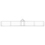 Galvanized steel chicken coop 9x1x1.5 m by vidaXL, Cages and habitats for small animals - Ref: Foro24-144561, Price: 300,60 €...