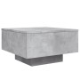 Concrete gray engineered wood coffee table 55x55x31 cm by , Coffee table - Ref: Foro24-836570, Price: 51,04 €, Discount: %
