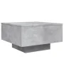 Concrete gray engineered wood coffee table 55x55x31 cm by , Coffee table - Ref: Foro24-836570, Price: 47,86 €, Discount: %