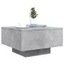 Betongrauer Couchtisch aus Holzwerkstoff, 55 x 55 x 31 cm von , Couchtisch - Ref: Foro24-836570, Preis: 48,58 €, Rabatt: %