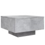 Concrete gray engineered wood coffee table 55x55x31 cm by , Coffee table - Ref: Foro24-836570, Price: 51,04 €, Discount: %