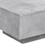 Concrete gray engineered wood coffee table 55x55x31 cm by , Coffee table - Ref: Foro24-836570, Price: 47,86 €, Discount: %