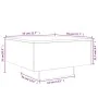 Concrete gray engineered wood coffee table 55x55x31 cm by , Coffee table - Ref: Foro24-836570, Price: 47,86 €, Discount: %