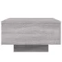 Coffee table with LED lights Sonoma gray 55x55x31 cm by , Coffee table - Ref: Foro24-836579, Price: 63,14 €, Discount: %