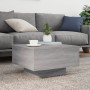 Mesa de centro madera de ingeniería gris Sonoma 55x55x31 cm de , Mesas de centro - Ref: Foro24-836572, Precio: 41,73 €, Descu...