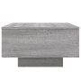 Mesa de centro madera de ingeniería gris Sonoma 55x55x31 cm de , Mesas de centro - Ref: Foro24-836572, Precio: 41,73 €, Descu...