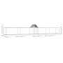 Hühnerstall aus verzinktem Stahl 9x1x1,5 m von vidaXL, Käfige und Lebensräume für Kleintiere - Ref: Foro24-144561, Preis: 300...