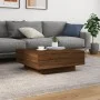 Mesa de centro madera de ingeniería roble marrón 80x80x31 cm de , Mesas de centro - Ref: Foro24-836587, Precio: 74,38 €, Desc...