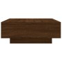 Couchtisch aus braunem Eichenholzwerkstoff, 80 x 80 x 31 cm von , Couchtisch - Ref: Foro24-836587, Preis: 75,50 €, Rabatt: %