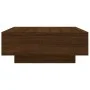 Mesa de centro madera de ingeniería roble marrón 80x80x31 cm de , Mesas de centro - Ref: Foro24-836587, Precio: 74,38 €, Desc...