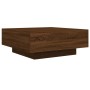 Couchtisch aus braunem Eichenholzwerkstoff, 80 x 80 x 31 cm von , Couchtisch - Ref: Foro24-836587, Preis: 75,50 €, Rabatt: %