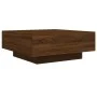 Mesa de centro madera de ingeniería roble marrón 80x80x31 cm de , Mesas de centro - Ref: Foro24-836587, Precio: 74,38 €, Desc...