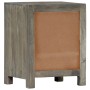 Mesita de noche madera maciza de mango gris 40x30x50 cm de vidaXL, Mesitas de noche - Ref: Foro24-282734, Precio: 124,28 €, D...