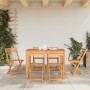Klappbare Terrassenstühle, 6 Stück, massives Akazienholz von , Gartenstühle - Ref: Foro24-3216306, Preis: 217,65 €, Rabatt: %