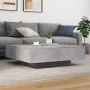 Concrete gray engineered wood coffee table 100x100x31 cm by , Coffee table - Ref: Foro24-836598, Price: 108,32 €, Discount: %
