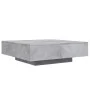 Concrete gray engineered wood coffee table 100x100x31 cm by , Coffee table - Ref: Foro24-836598, Price: 108,32 €, Discount: %