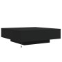 Mesa de centro con luces LED negro 100x100x31 cm de , Mesas de centro - Ref: Foro24-836603, Precio: 90,04 €, Descuento: %
