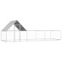 Hühnerstall aus verzinktem Stahl 6x2x2 m von vidaXL, Käfige und Lebensräume für Kleintiere - Ref: Foro24-144557, Preis: 247,4...