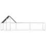 Galvanized steel chicken coop 6x2x2 m by vidaXL, Cages and habitats for small animals - Ref: Foro24-144557, Price: 208,13 €, ...