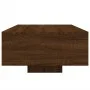 Coffee table with LED lights brown oak 85x55x31 cm by , Coffee table - Ref: Foro24-836615, Price: 62,05 €, Discount: %