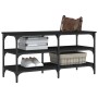 Schwarze Schuhbank aus Holzwerkstoff, 100 x 38,5 x 49 cm von , Bänke für Hallen und Lager - Ref: Foro24-839043, Preis: 63,31 ...
