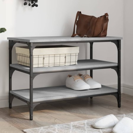 Schuhbank Sonoma graues Holzwerkstoff 70x38,5x49 cm von , Bänke für Hallen und Lager - Ref: Foro24-839041, Preis: 49,21 €, Ra...