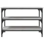 Banco zapatero madera de ingeniería gris Sonoma 70x38,5x49 cm de , Bancos para recibidores y almacenamiento - Ref: Foro24-839...