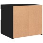 Mesita de noche con luces LED negro 50x40x45 cm de , Mesitas de noche - Ref: Foro24-836765, Precio: 64,51 €, Descuento: %
