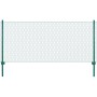 Maschendrahtzaun mit Stahlpfosten 25x0,75 m grün von vidaXL, Zaunpaneele - Ref: Foro24-144604, Preis: 83,90 €, Rabatt: %
