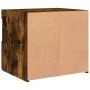 Nightstand with LED lights smoked oak 50x40x45 cm by , Nightstands - Ref: Foro24-836771, Price: 50,72 €, Discount: %