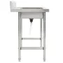 Küchenspüle mit Edelstahlbecken von vidaXL, Sinkt - Ref: Foro24-144290, Preis: 139,85 €, Rabatt: %