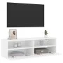 Weißer TV-Wandschrank aus Holzwerkstoff, 100 x 30 x 30 cm von , TV-Möbel - Ref: Foro24-836882, Preis: 55,36 €, Rabatt: %