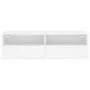 Weißer TV-Wandschrank aus Holzwerkstoff, 100 x 30 x 30 cm von , TV-Möbel - Ref: Foro24-836882, Preis: 55,36 €, Rabatt: %