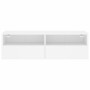 Weißer TV-Wandschrank aus Holzwerkstoff, 100 x 30 x 30 cm von , TV-Möbel - Ref: Foro24-836882, Preis: 55,97 €, Rabatt: %