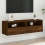 TV-Wandschrank aus braunem Eichenholzwerkstoff, 100 x 30 x 30 cm von , TV-Möbel - Ref: Foro24-836894, Preis: 67,20 €, Rabatt: %