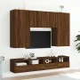 Mueble de pared TV madera ingeniería marrón roble 100x30x30 cm de , Muebles TV - Ref: Foro24-836894, Precio: 65,63 €, Descuen...