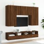 TV-Wandschrank aus braunem Eichenholzwerkstoff, 100 x 30 x 30 cm von , TV-Möbel - Ref: Foro24-836894, Preis: 67,20 €, Rabatt: %