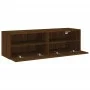 TV-Wandschrank aus braunem Eichenholzwerkstoff, 100 x 30 x 30 cm von , TV-Möbel - Ref: Foro24-836894, Preis: 65,63 €, Rabatt: %