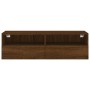 TV-Wandschrank aus braunem Eichenholzwerkstoff, 100 x 30 x 30 cm von , TV-Möbel - Ref: Foro24-836894, Preis: 67,20 €, Rabatt: %