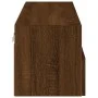 Mueble de pared TV madera ingeniería marrón roble 100x30x30 cm de , Muebles TV - Ref: Foro24-836894, Precio: 65,63 €, Descuen...
