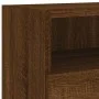 Mueble de pared TV madera ingeniería marrón roble 100x30x30 cm de , Muebles TV - Ref: Foro24-836894, Precio: 65,63 €, Descuen...