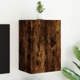Wand-TV-Schrank aus geräucherter Eiche aus Holzwerkstoff, 40,5 x 30 x 60 cm von , TV-Möbel - Ref: Foro24-836918, Preis: 35,77...