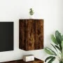 Engineered wood smoked oak wall TV cabinet 40.5x30x60cm by , TV Furniture - Ref: Foro24-836918, Price: 35,77 €, Discount: %