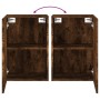 Wand-TV-Schrank aus geräucherter Eiche aus Holzwerkstoff, 40,5 x 30 x 60 cm von , TV-Möbel - Ref: Foro24-836918, Preis: 36,22...