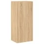 Sonoma oak engineered wood wall TV cabinet 40.5x30x90 cm by , TV Furniture - Ref: Foro24-836926, Price: 54,14 €, Discount: %