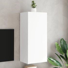 Mueble de TV de pared madera ingeniería blanco 40,5x30x90 cm de , Muebles TV - Ref: Foro24-836924, Precio: 50,71 €, Descuento: %