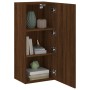 Wand-TV-Schrank aus braunem Eichenholzwerkstoff, 40,5 x 30 x 90 cm von , TV-Möbel - Ref: Foro24-836930, Preis: 50,69 €, Rabat...